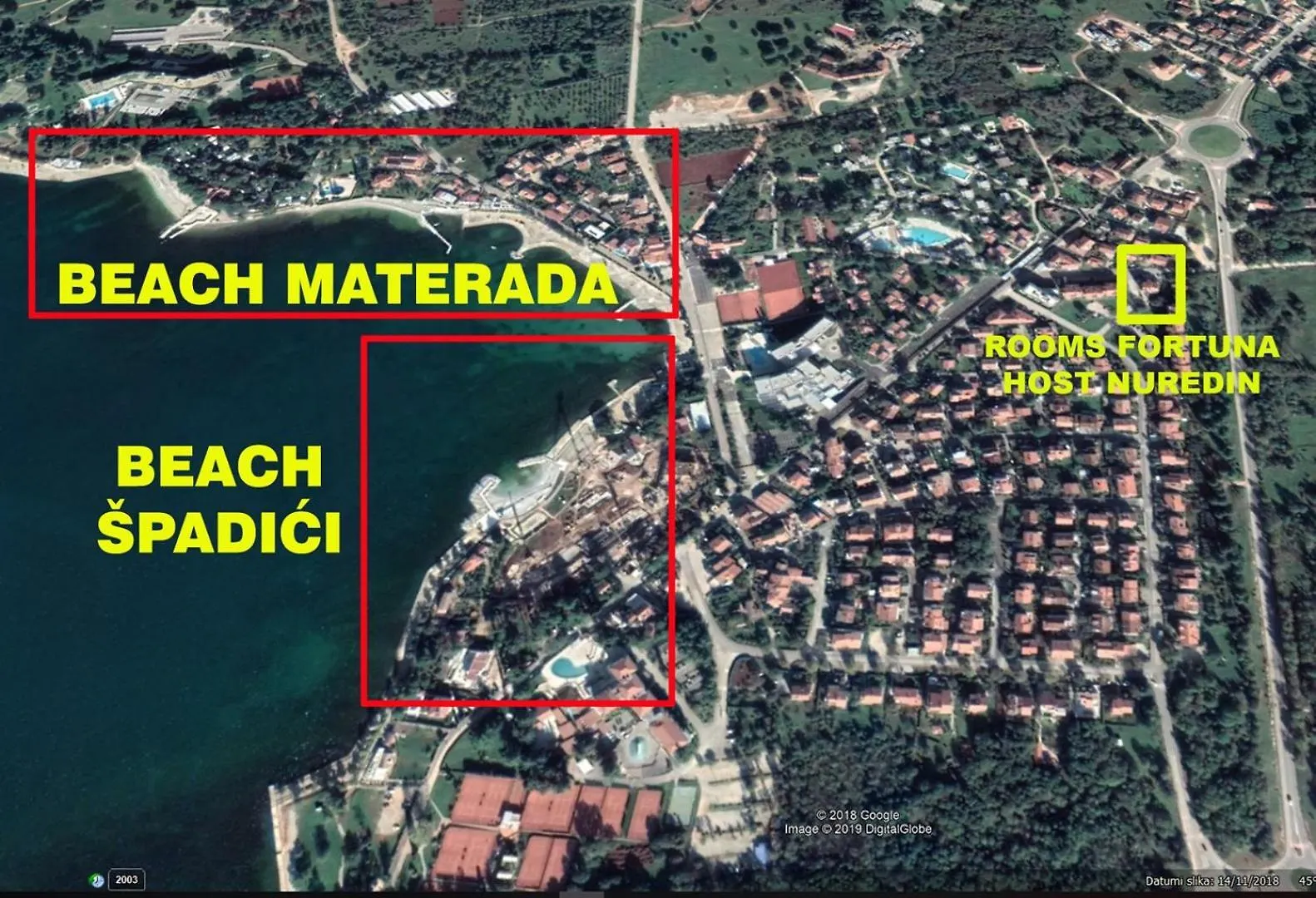 Two Bed Rooms Fortuna Near The Beach Poreč 3*,